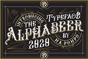 Alphabeer Typeface+Ornament, a Serif Font by PompoCo (Thumbnail 1 of 6)