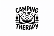 Camping Quote T-Shirt Bundle, an Illustration by Gfx_Store (Thumbnail 5 of 6)
