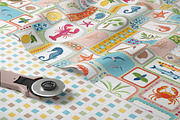 Sun and Sea. Vector Summer Patterns, a Pattern Graphic by Molly art (Thumbnail 14 of 21)