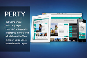 SJ Perty - News/Magazine Template