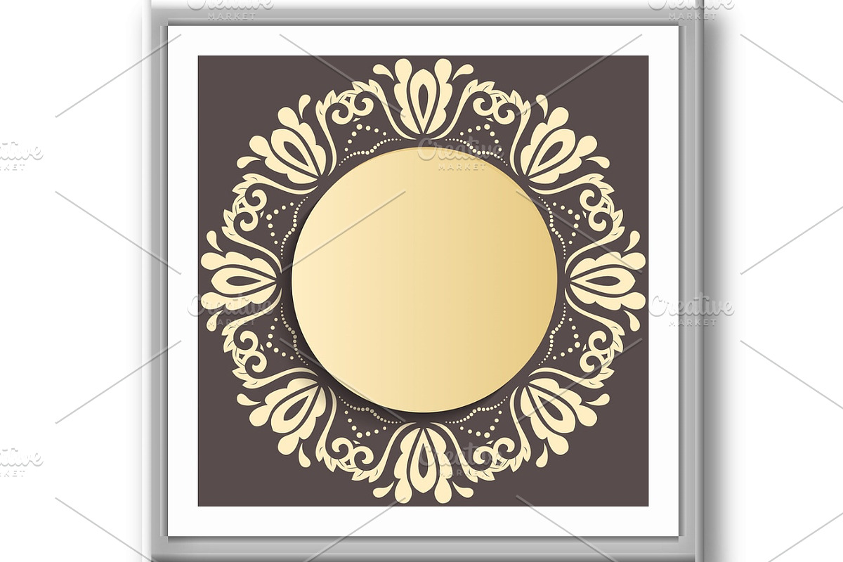 Winter Vector Round Frane With, an Object Graphic by FineArtStudio (Photo 2 of 3)