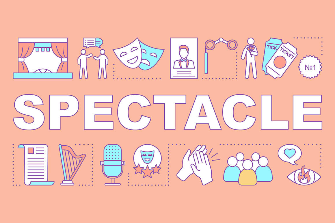 Spectacle word concepts banner, a Templates & Theme by IMG Visuals