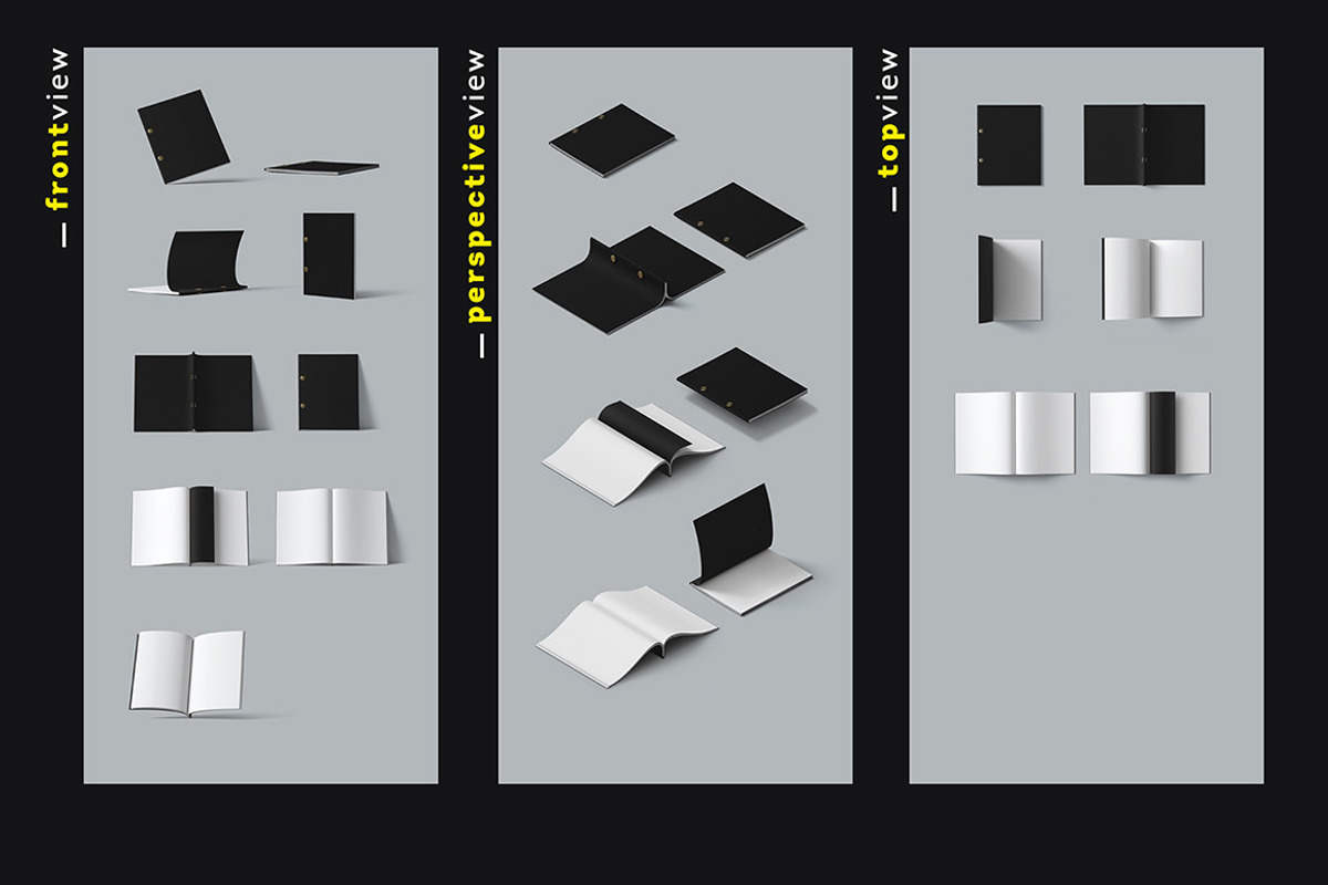 82 MAGAZINES MOCKUPS BUNDLE 41 items, a Print Template by Creatoom (Photo 4 of 5)