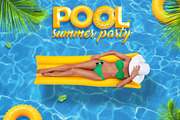 Summer Beach Party Mockup creator, a Product Mockup by PSD Market (Thumbnail 3 of 10)