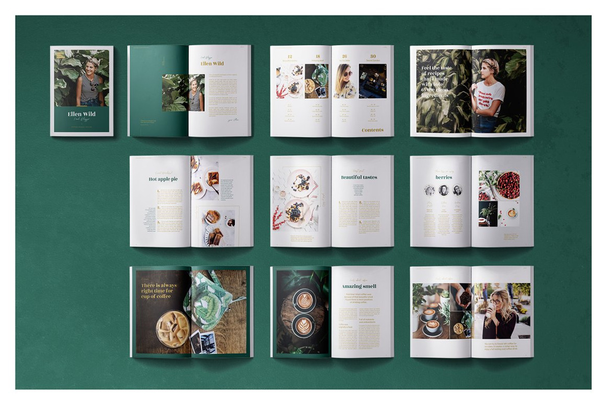 Magazine / CANVA, INDD / Ellen, a Magazine Template by Mirazz (Photo 13 of 16)