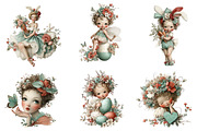 Whimsical Pastel Spring Fairies Png, an Illustration by CreationArt (Thumbnail 5 of 7)