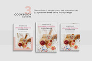 Minimalist Cookbook Canva Template, a Presentation Template by White Dreamers (Thumbnail 3 of 10)