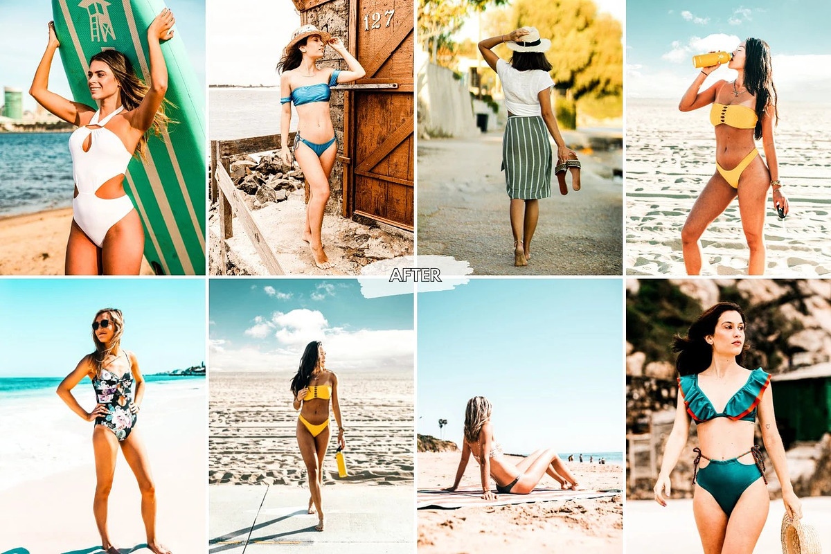 10 Beachy Vibes Lightroom Presets, a Preset Add-On by LucaTheme (Photo 2 of 9)