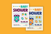 Cute Baby Shower Invitation, an Invitation Template by Neermana (Thumbnail 4 of 4)
