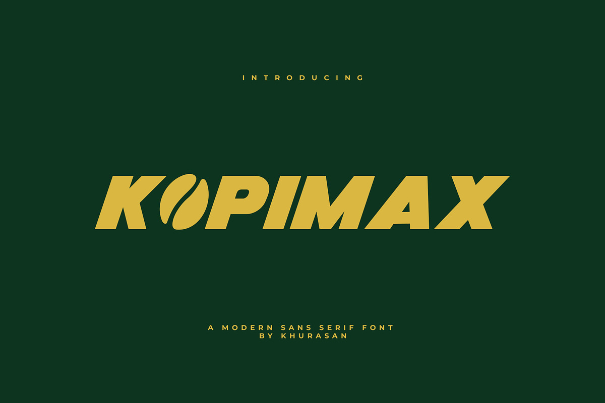 Kopimax, a Sans Serif Font by khurasan (Photo 1 of 5)