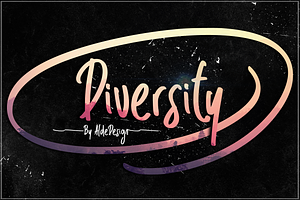 Diversity - Playful Handmade Font