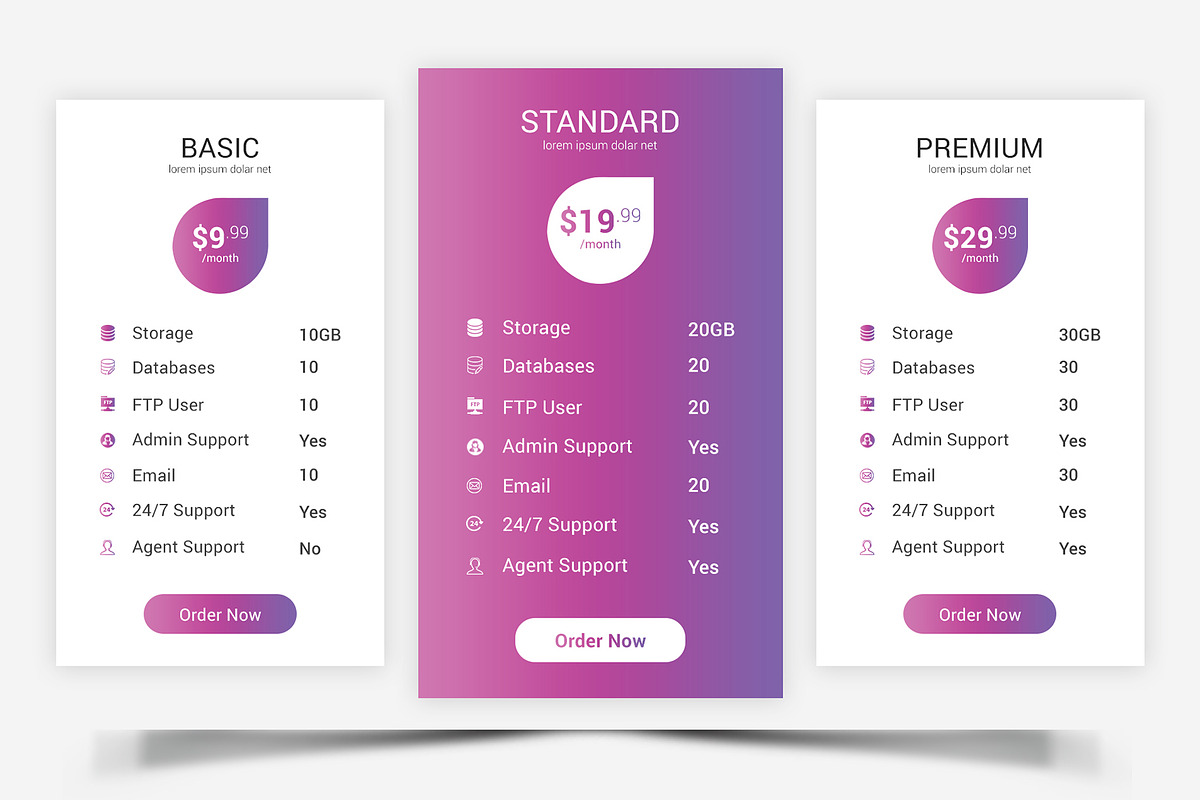 Pricing Table, a Templates & Theme by ARP Creation (Photo 4 of 8)