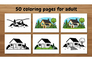Adult Coloring Pages, an Object Graphic by Designer_Momina