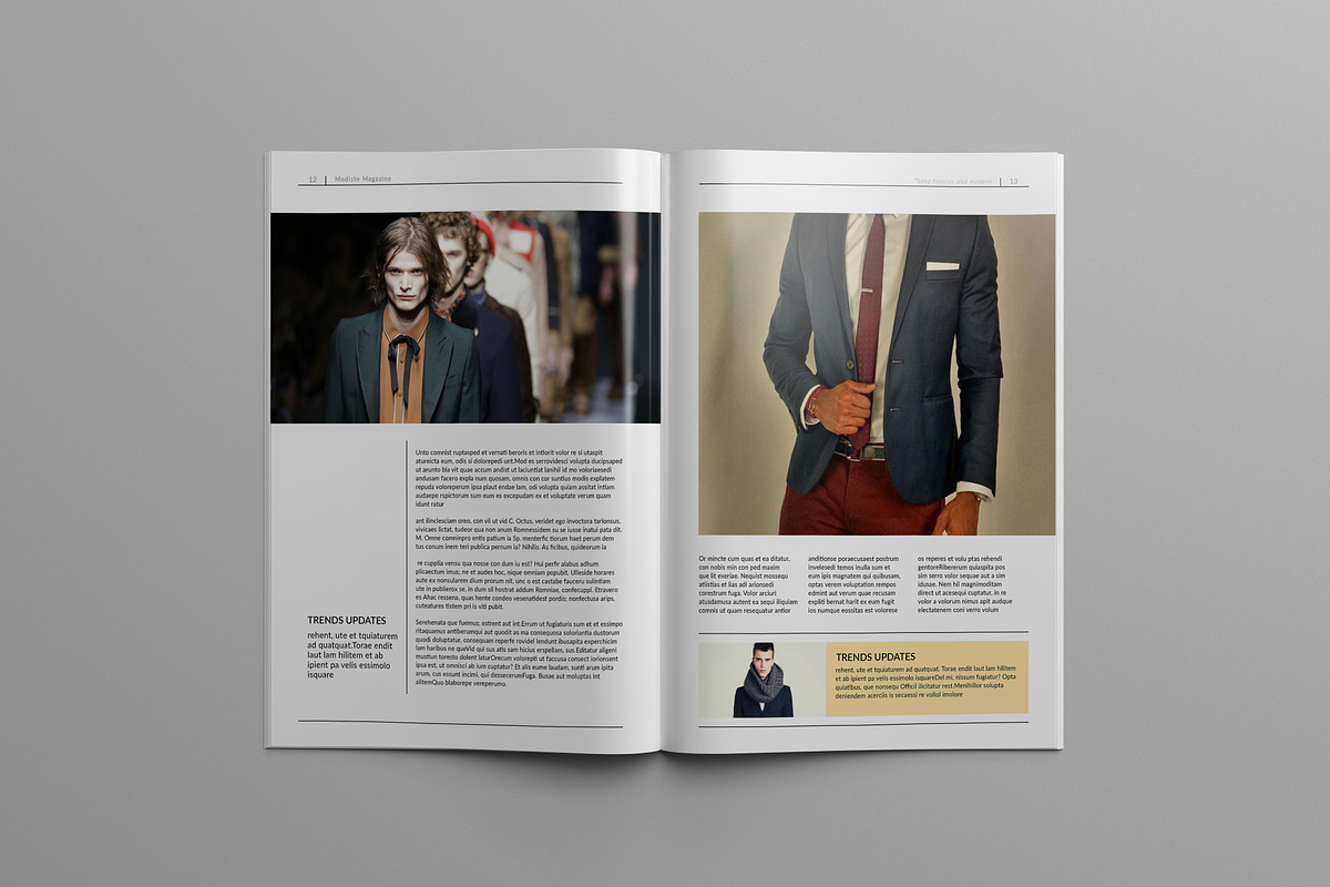 Modiste Magazine 40%OFF, a Magazine Template by Kingtown (Photo 4 of 7)