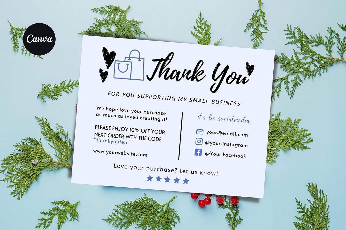 Thank You Card For Business | Canva, a Flyer Template by Oskar Wantopi (Photo 11 of 14)
