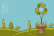 Vector illustration of eco home, an Illustration by essense (Thumbnail 2 of 2)