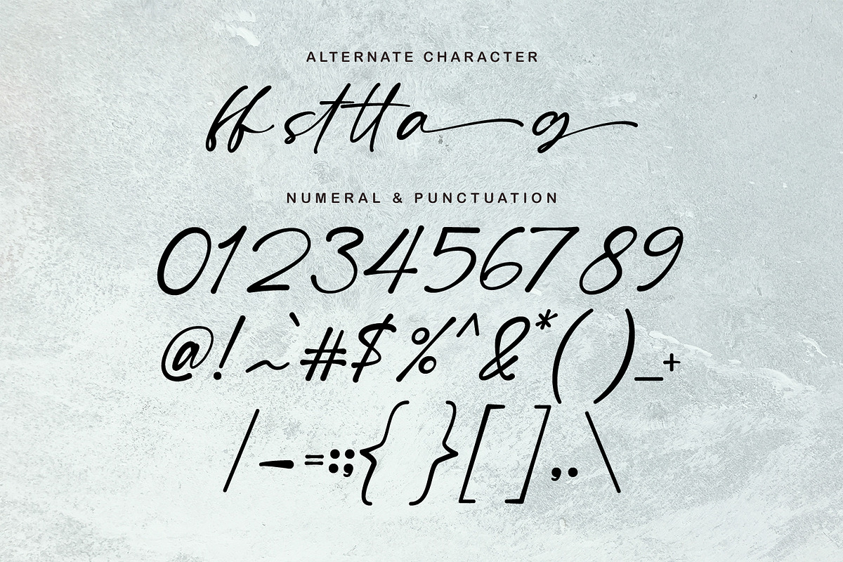 Sigagag Signature Display Font, a Script Font by Maulana Creative (Photo 7 of 7)