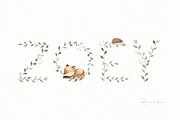 The Woodland Alphabet, an Animal Illustration by Flora+Bear (Thumbnail 13 of 16)