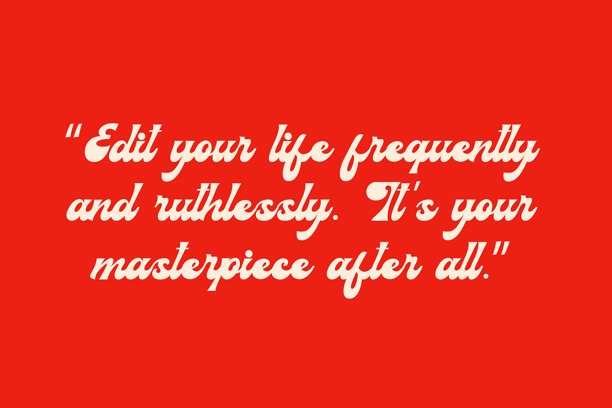 Courtyard - Script Typeface, a Script Font by HeyFonts (Photo 4 of 9)