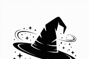 Halloween witch hat designed, an Illustration by Amazin_art (Thumbnail 13 of 21)