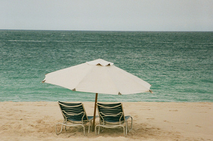 35mmFilm Stock Photo Caribbean Beach