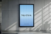 Indoor Lightbox Poster Mockup, a Mockup by Northink (Thumbnail 3 of 3)