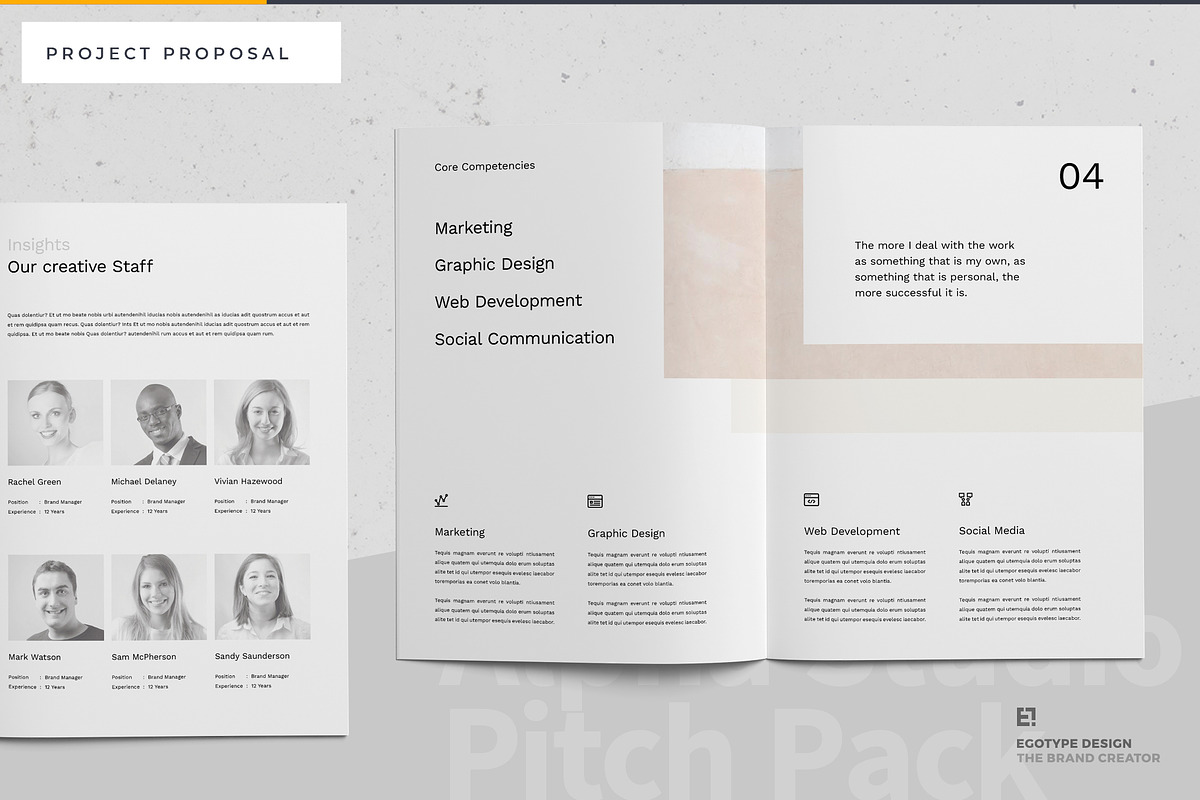 Circle Project Proposal, a Brochure Template by Egotype (Photo 5 of 25)