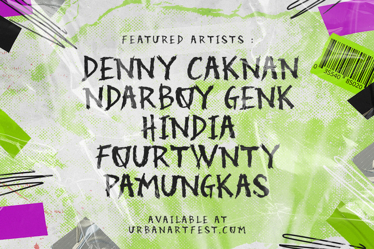 Moral Chaos – Raw Brush Display Font, a Handwritten Font by decographstud (Photo 2 of 6)