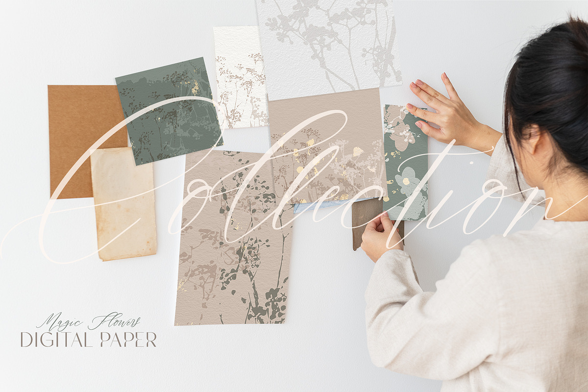 Botanical Bundle watercolor flowers, a Texture Graphic by Anna Sokol (Photo 28 of 89)