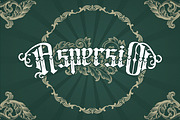 Crayscale-Blackletter Victorian Font, a Blackletter Font by Flawless And Co (Thumbnail 10 of 10)