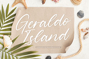 Geraldo Island - Handwritten Font, a Script Font by Balpirick Studio