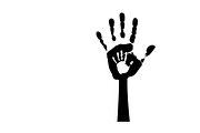 family handprint tree silhouette, an Illustration by Amazin_art (Thumbnail 16 of 29)