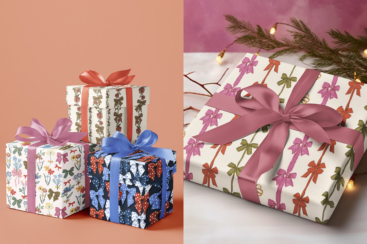 COQUETTISH BOWS, a Pattern Graphic by MSNTY STUDIOX (Photo 30 of 30)