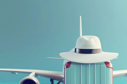 Plane was parked in front luggage ba, a Background Photo by Pixeness
