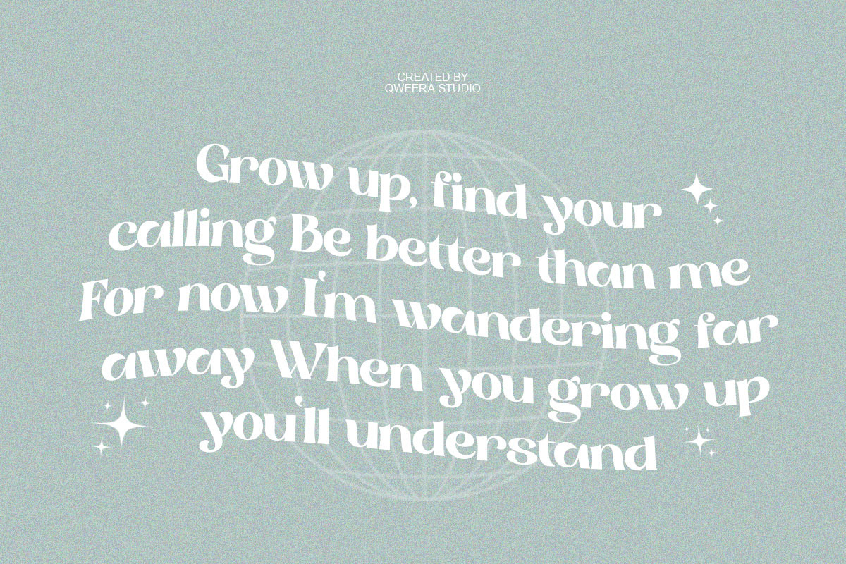 Bolaken - Retro Serif Font, a Serif Font by Qweera Studio (Photo 2 of 12)