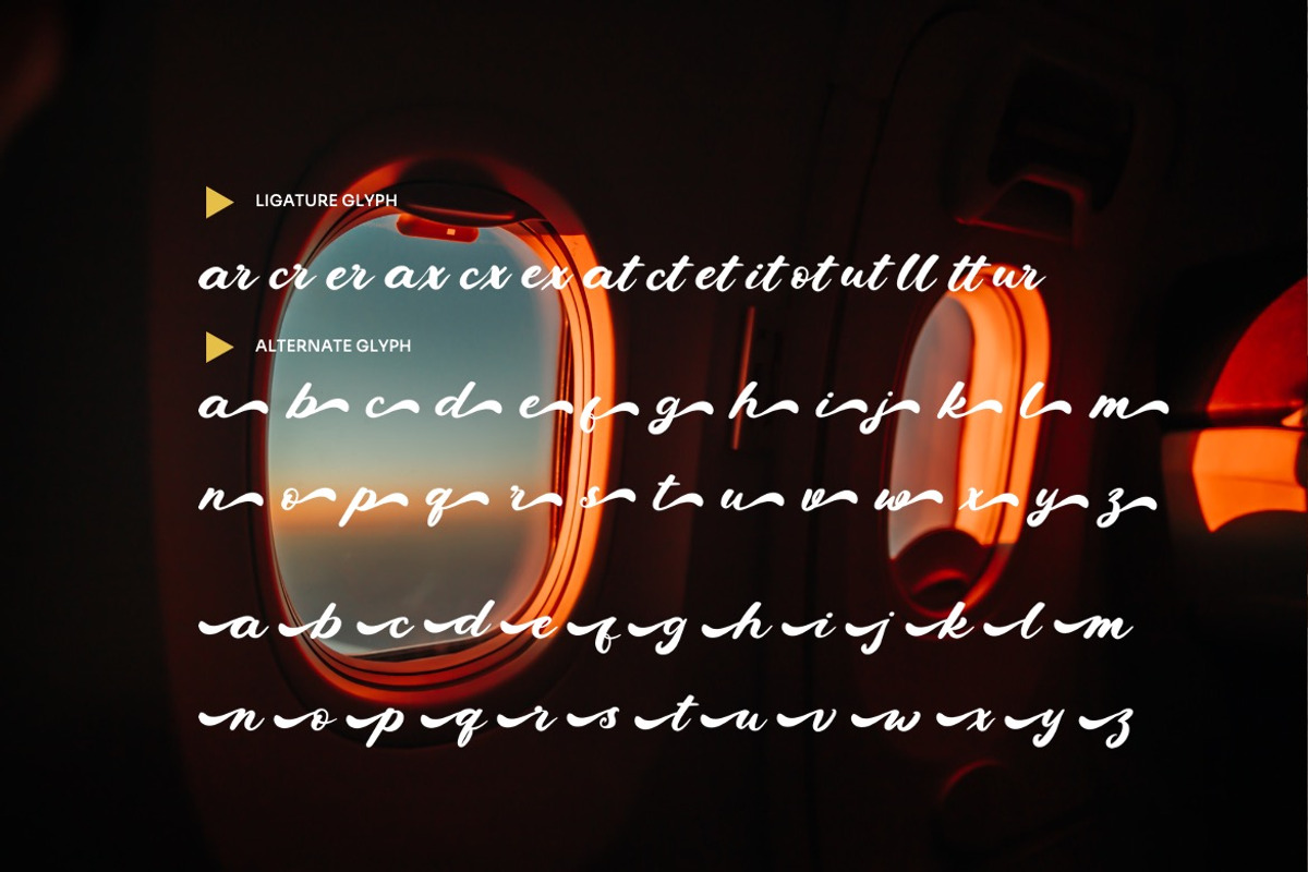 Etthany - Retro Script Font, a Script Font by Dhabee (Photo 2 of 15)
