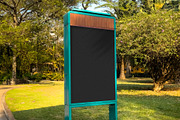 Digital Poster Mockup in Public Park, an Advertising Mockup by rodrigofkaminski (Thumbnail 3 of 4)