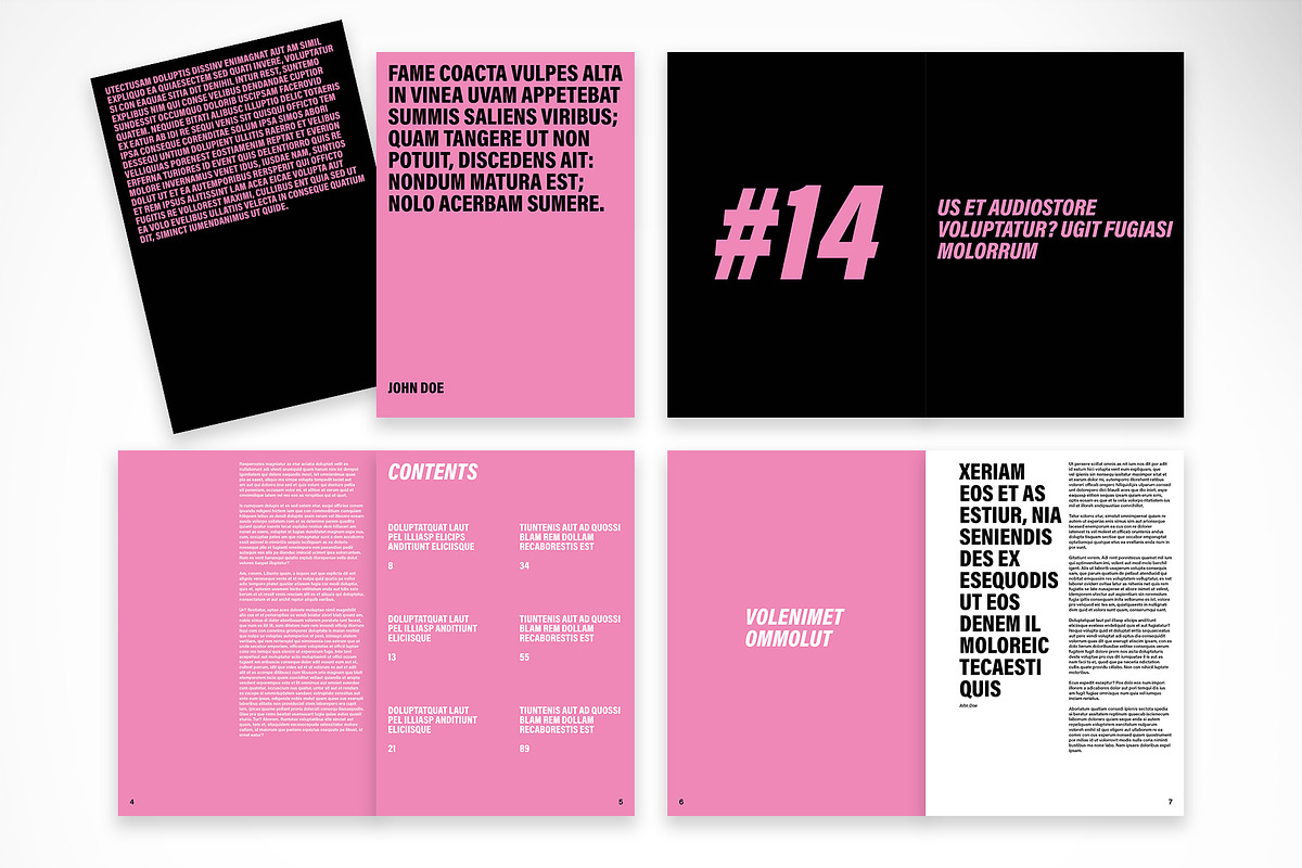 Bold and Modern Magazine Layout, a Print Template by McLittle Stock (Photo 2 of 7)