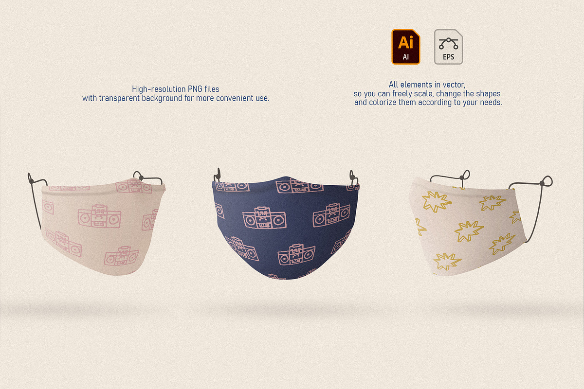 13 Hand Drawn Patterns, a Pattern Graphic by CuteDreamyDesign (Photo 3 of 7)