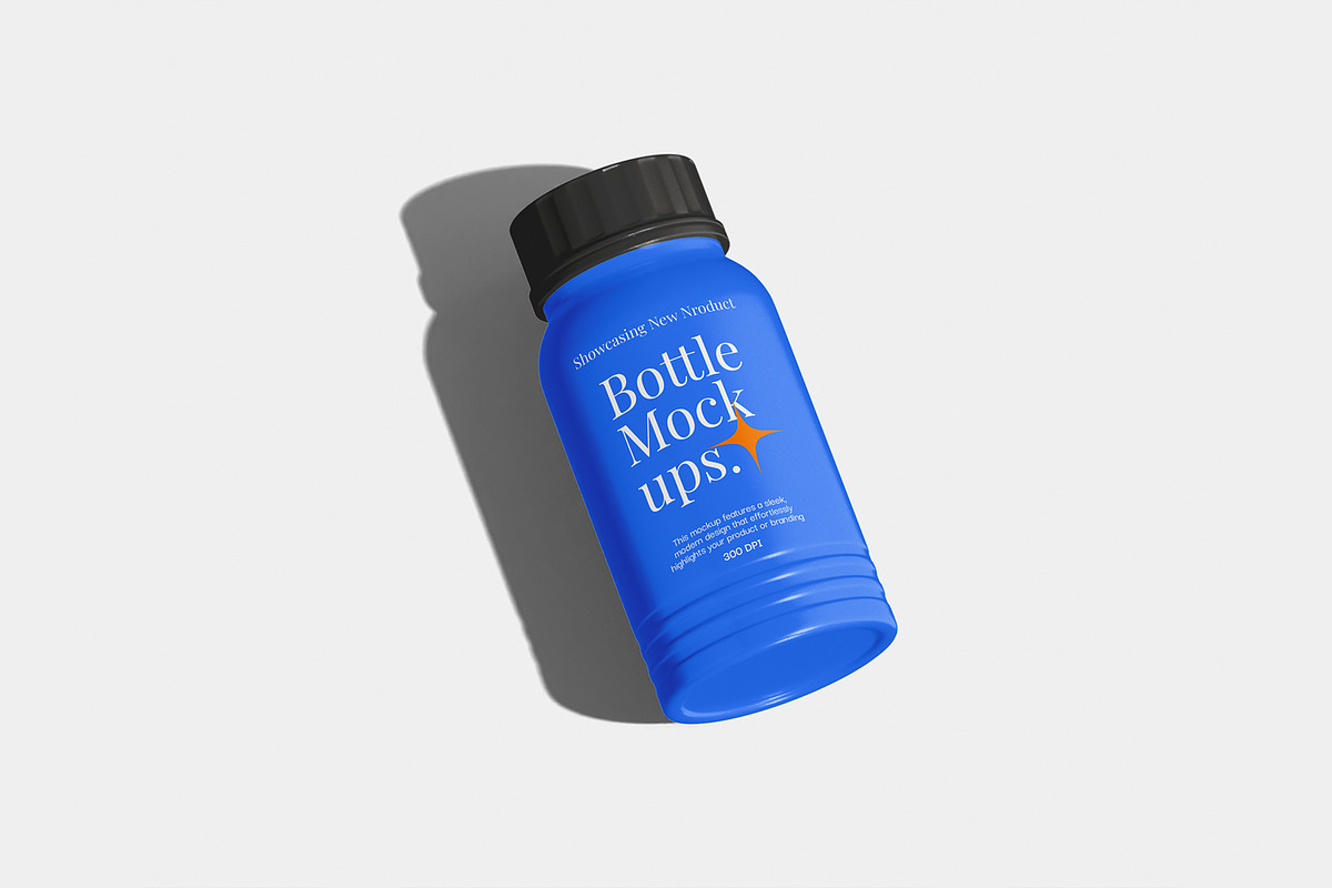 Plastic Bottle Mockup, a Packaging Mockup by Unerispace (Photo 3 of 3)