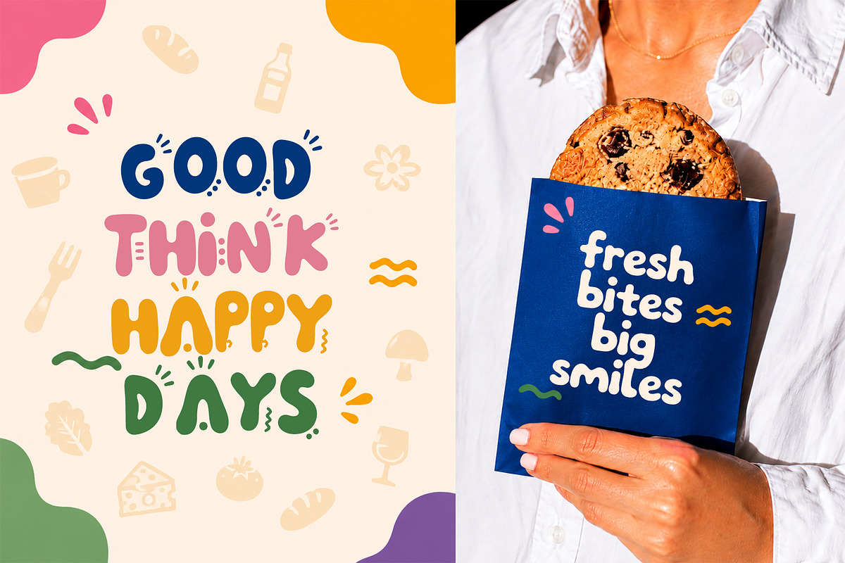 Netizen – Playful Bubble Font, a Handwritten Font by cocodesign (Photo 8 of 9)