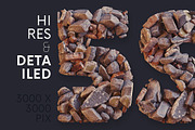 Broken Bricks - PNG Alphabet, an Object Graphic by MIIM (Thumbnail 2 of 5)