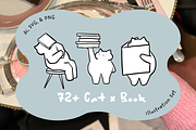 72+ Cat x Book Illustrations, an Education Illustration by The Journey Atelier (Thumbnail 1 of 5)