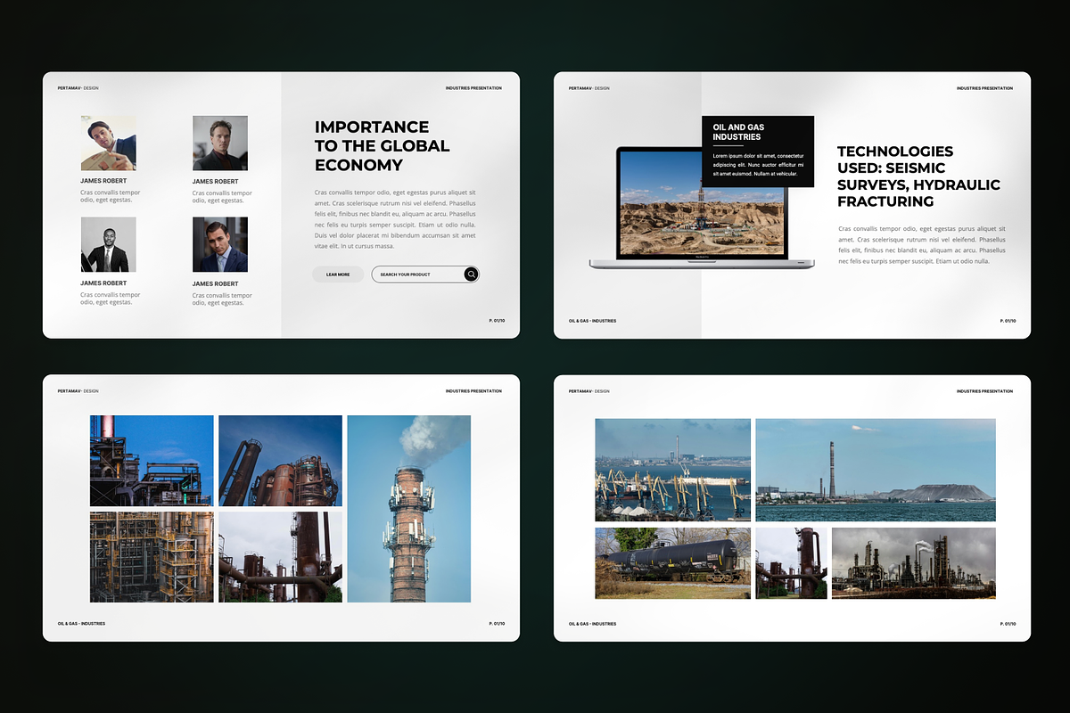 Oil & Gas Presentation Google Slide, a Presentation Template by SquidPixey (Photo 3 of 7)