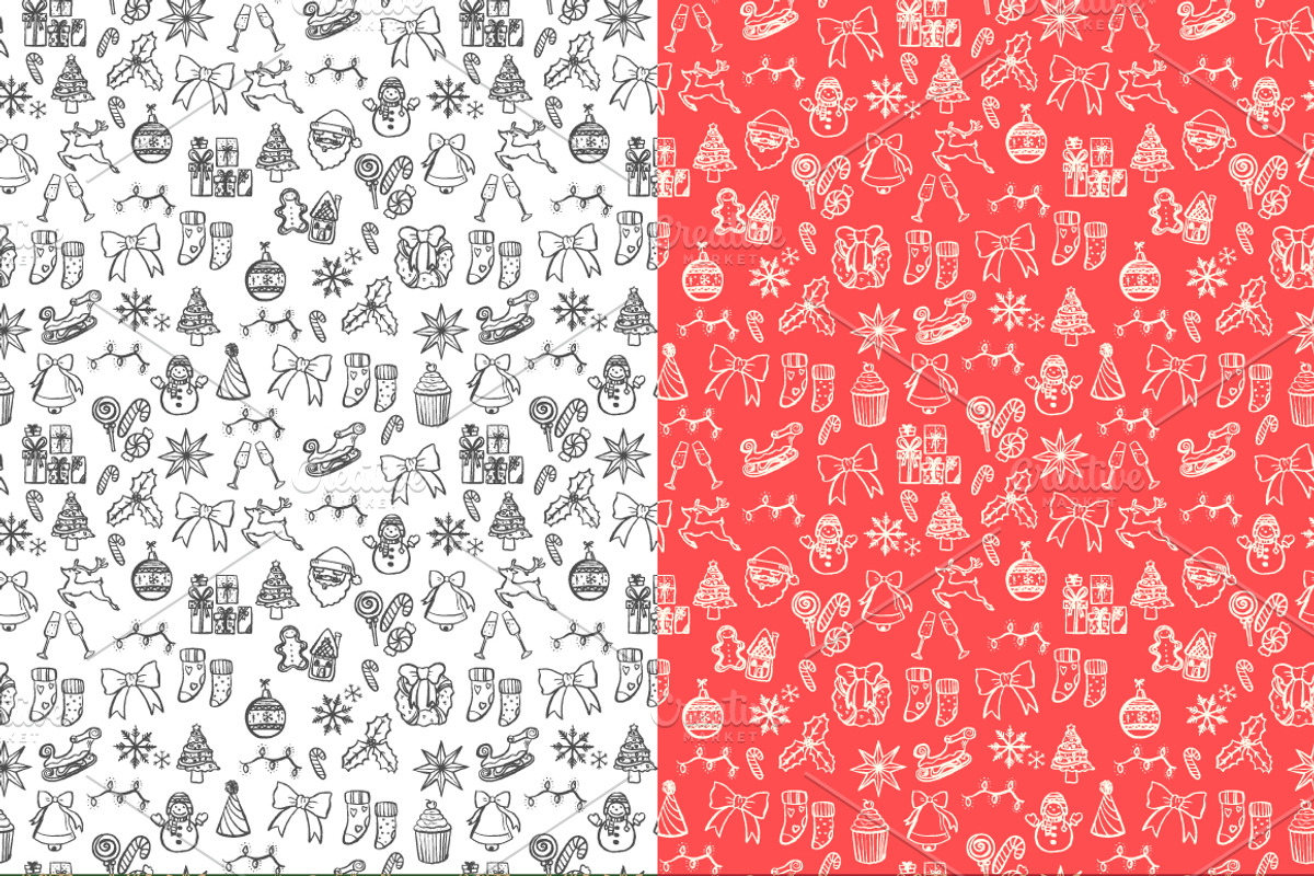 Xmas doodle icons + patterns, an Icon by faitotoro (Photo 2 of 2)