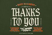 Black Jet Plane Typeface, a Blackletter Font by alit design (Thumbnail 17 of 17)