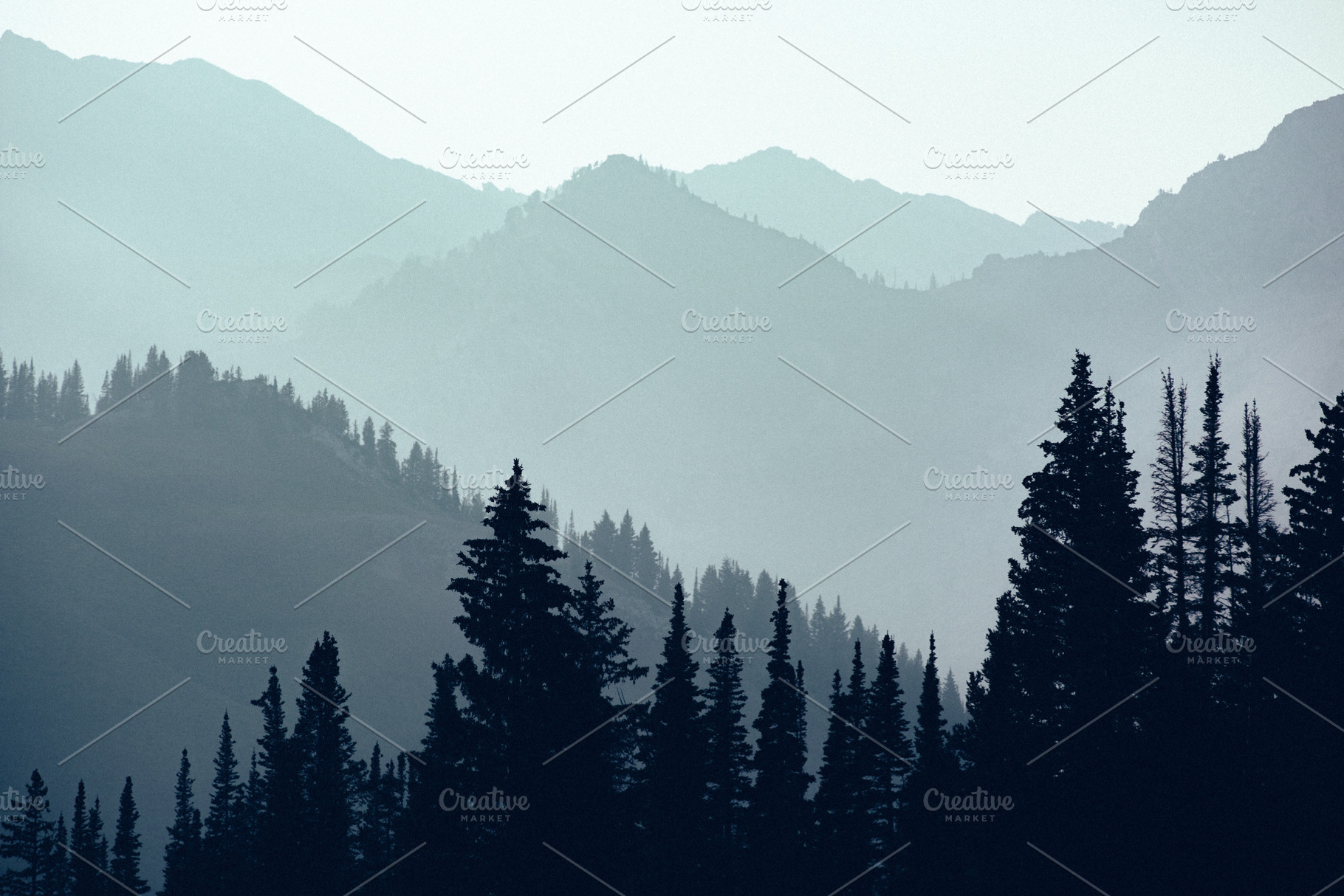 Mountain Gradient, a Nature Photo by remi + tori