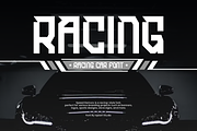 Speed Gemors - Racing Car Font, a Sans Serif Font by Iqsiart Studio (Thumbnail 2 of 7)