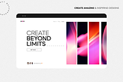 Dreamy Purple-Pink Waves, a Background Graphic by Lumeno (Thumbnail 3 of 4)