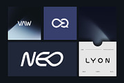 Oqygen - Futuristic Font Logo Brand, a Sans Serif Font by WhymoreArt (Thumbnail 3 of 11)